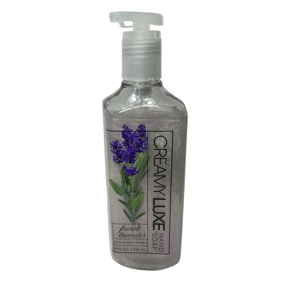 Bath & Body Works French Lavender Creamy Luxe Hand Soap 8 oz Retired Formula